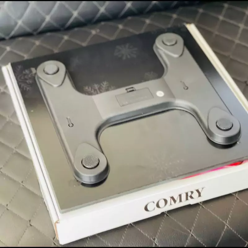 ترازو دیجیتال کمری فیت مدل B Wave ترازو وزن کشی دیجیتال کمری با گارانتی تا 180 کیلوگرم دماسنج دار دقت 50 گرم باطری خور