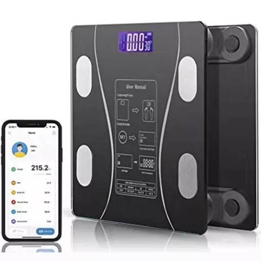 ترازوی هوشمند دیجیتالی بلوتوثی کمری با گارانتی 1 ساله قابل اتصال به تلفن ترازو بلوتوثی ترازوی هوشمند دیجیتالی بلوتوثی
