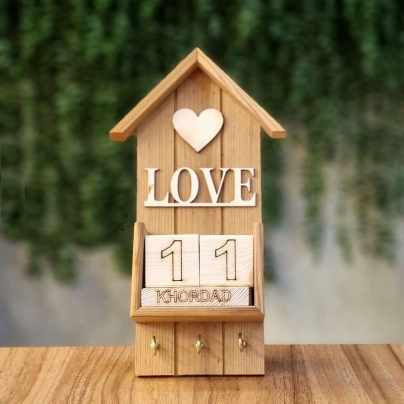 جا کلیدی مدل LOVE چوب ترمو