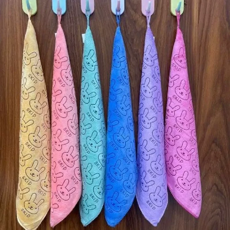 دستمال آشپزخانه خرگوش 40 سانتی بسته 3عددی میکروفایبر حوله ای