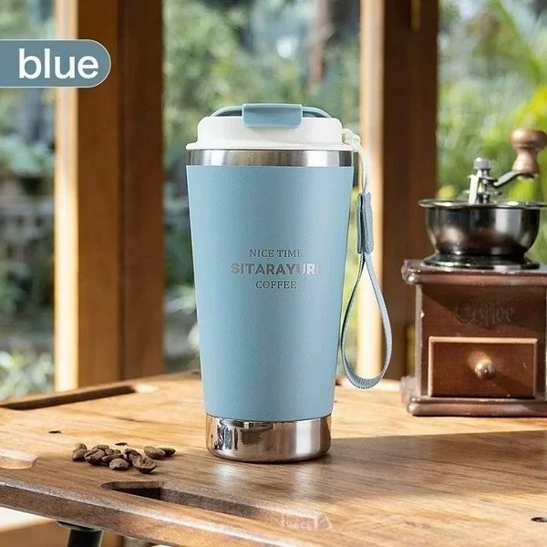 تراول ماگ SITARAYURI تک حالته 580 میل زیر استیل آبی