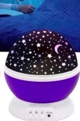 چراغ خواب ماه و ستاره چراغ خواب ماه و ستاره بنفش