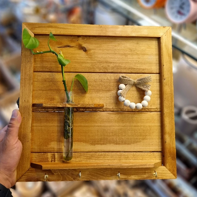 کاور فیوز چوبی دارای گلدان