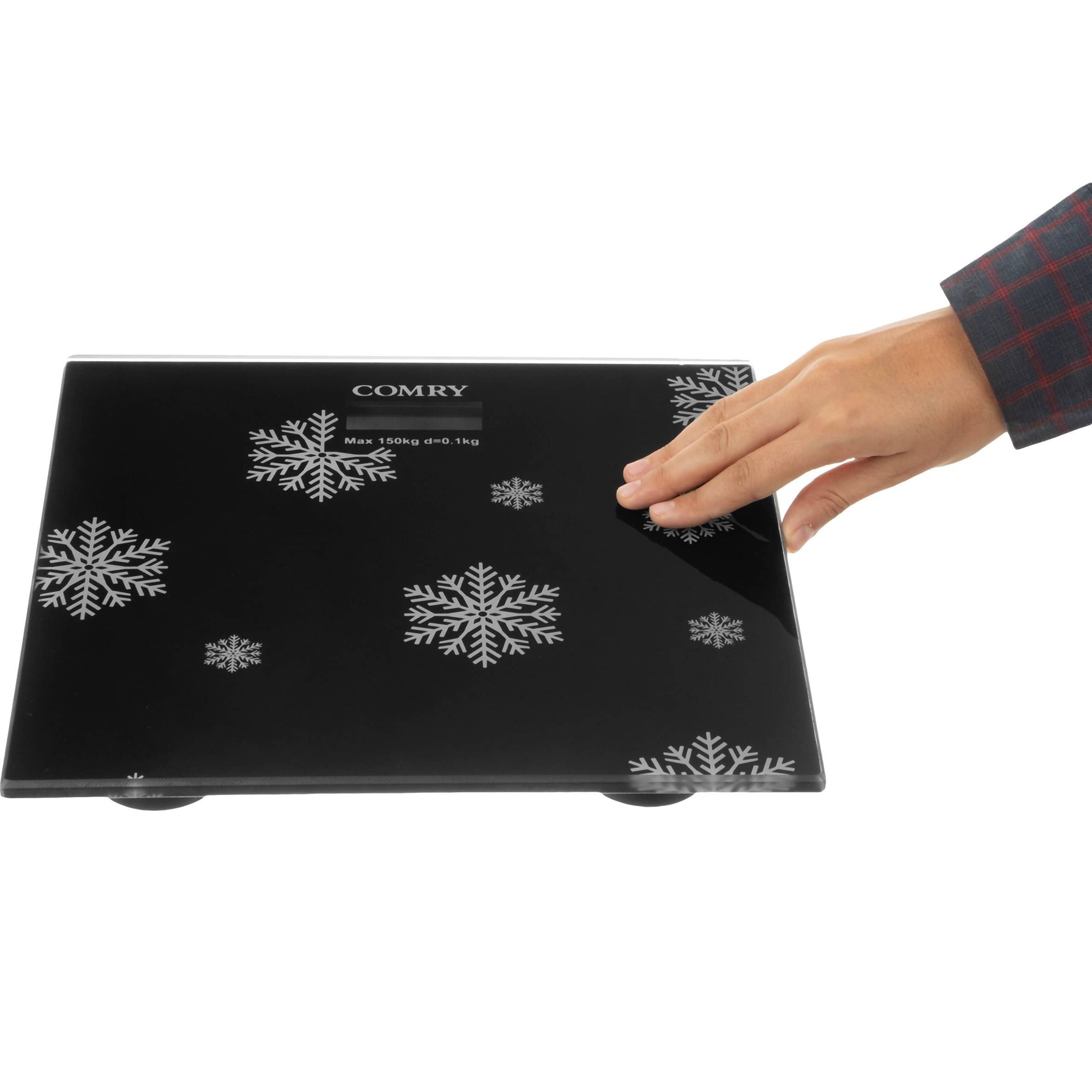 ترازوی وزن کشی دیجیتال کمری (COMRY) طرح برف ترازو وزنی