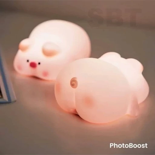چراغ خواب خوک سیلیکونی