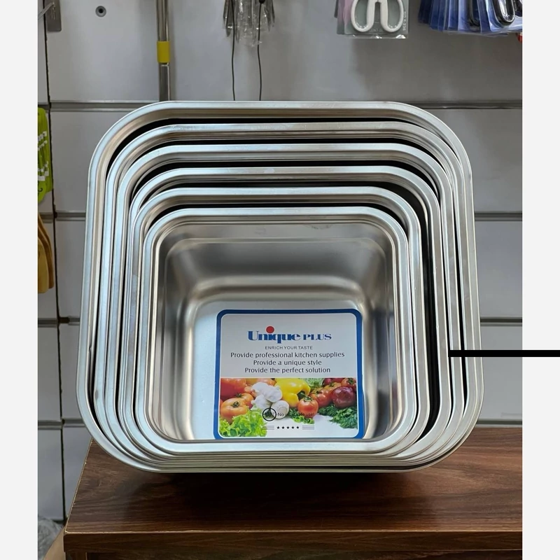 لگن و آبکش یونیک پلاس 6 تایی وارداتی